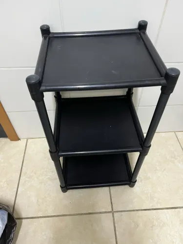 Prateleira desmontável de plástico resistente 