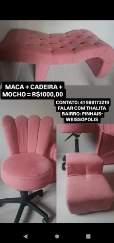 Maca + Cadeira + Mocho