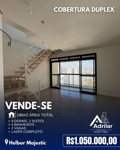 Duplex para venda tem 186 metros quadrados com 4 quartos em Centro - Mogi das Cruzes - SP