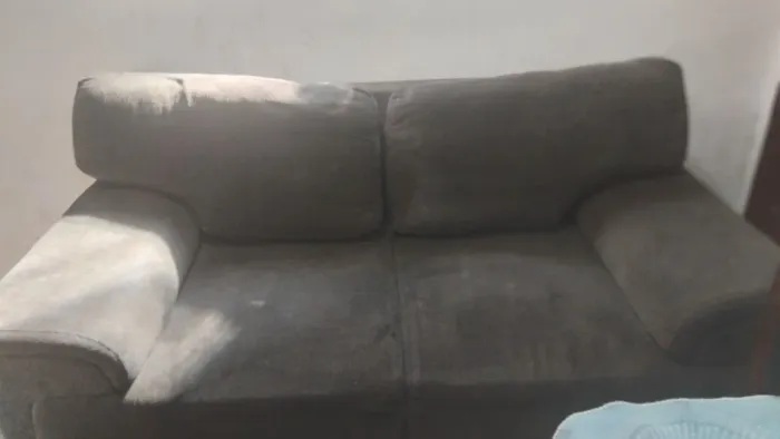 Sofa grande 3 lugares almofadas removível