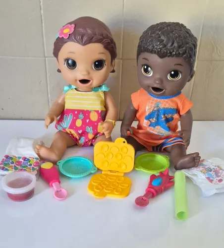 Baby alive lanchinho divertido gêmeos