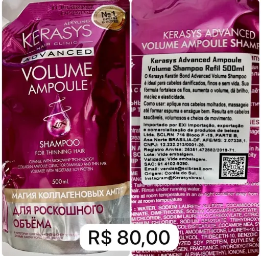 Refil 500 ml keramide ampoule