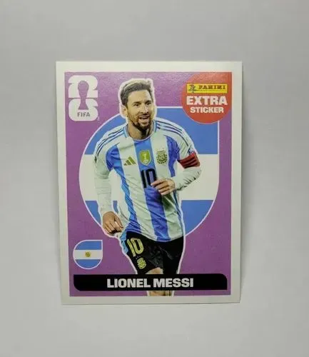 EXTRA STICKER Lionel Messi ROXO