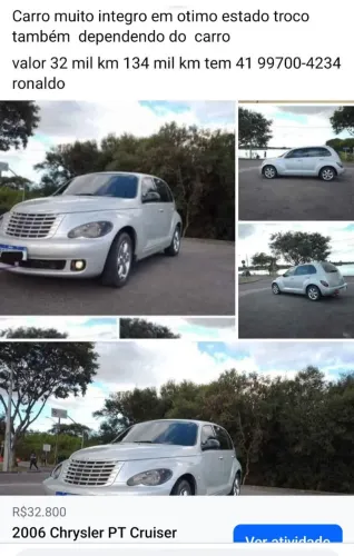 Chrysler PT Cruiser Classic 2.4 16V 143cv 4P 2006