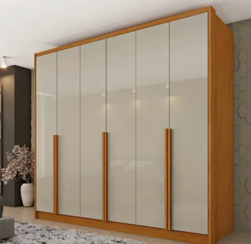 Guarda-Roupa Casal Elegance Premium 6 Portas e 6 Gavetas MDF