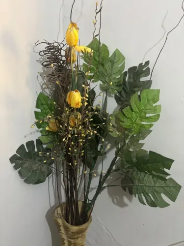 Decoração planta artificial