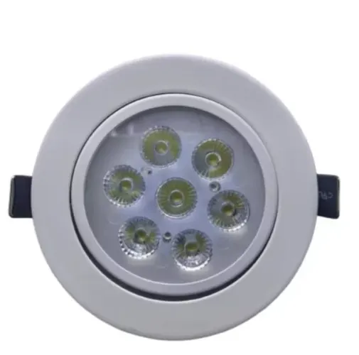 Spot led 7w de Embutir redondo