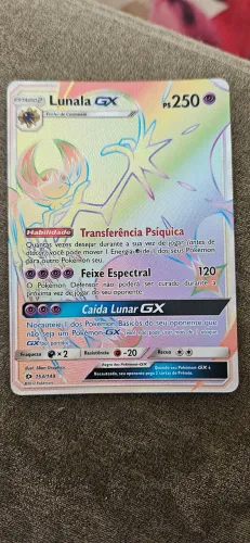 Carta Rara Pokemon Lunala GX
