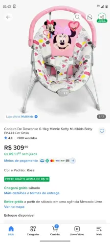 Cadeirinha infantil 