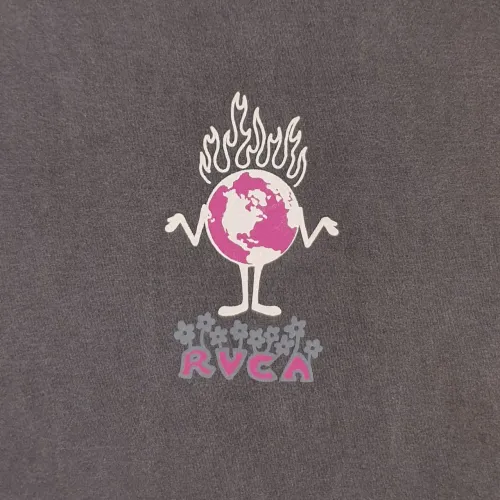 Camiseta RVCA Scorched - Cinza estonado