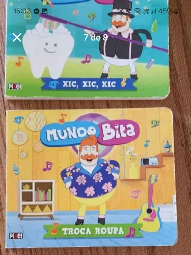 2 Livros Mundo Bita