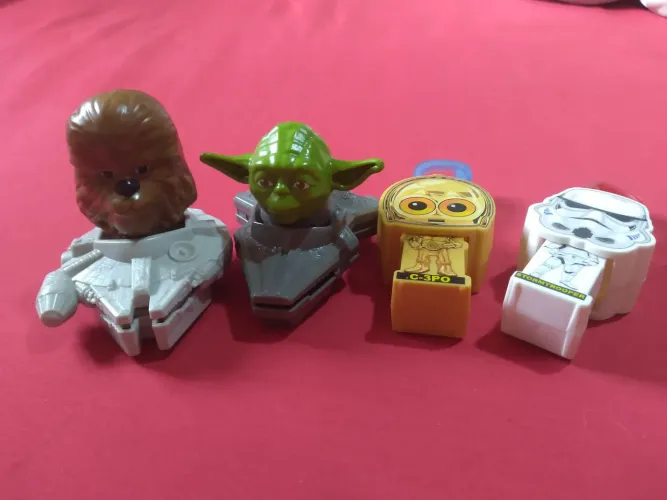 Miniaturas McDonald's Star Wars 