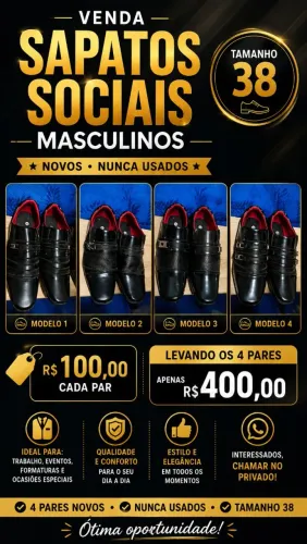 Sapato Social Masculino