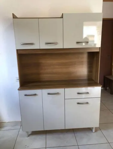 Armário de Cozinha Kit 6 Portas 1 Gaveta (Novo) Entrega Grátis!