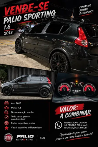 Fiat Palio Sporting 1.6 Flex 16V 5P 2013