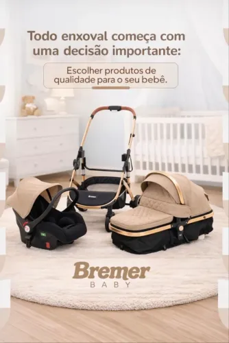 Kit Moisés carrinho com bebê conforto novos