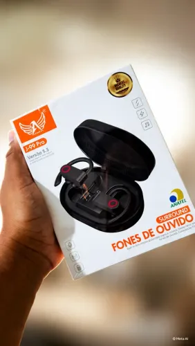 Fone de ouvido sem fio