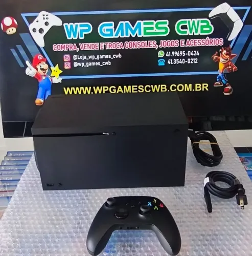 XBOX SERIES X SEMINOVO COM GARANTIA 