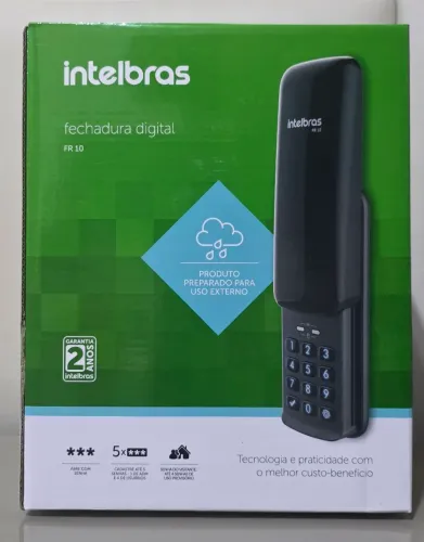 Fechadura Digital FR 10 Preto Intelbras