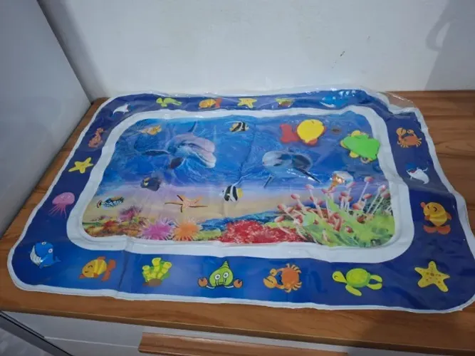 Tapete Aquático/Sensorial Para Bebê (Tummy Time)