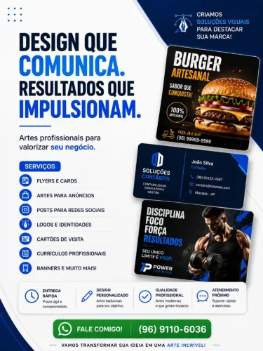 Criação de Artes Profissionais para o seu Negócio