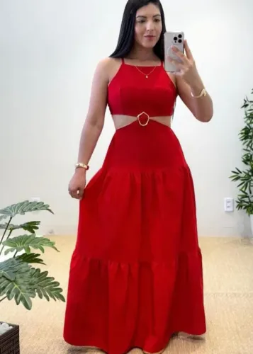 Vestido plus e slim , R$45,00
