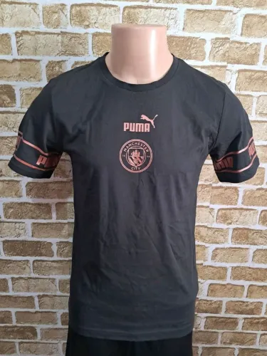 camisa original manchester city culture puma preta citizens tamanho p