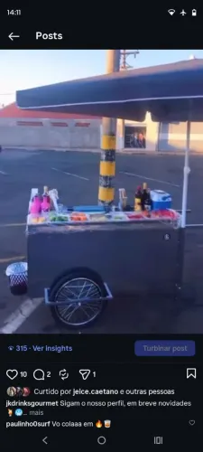 Carrinho de drinks