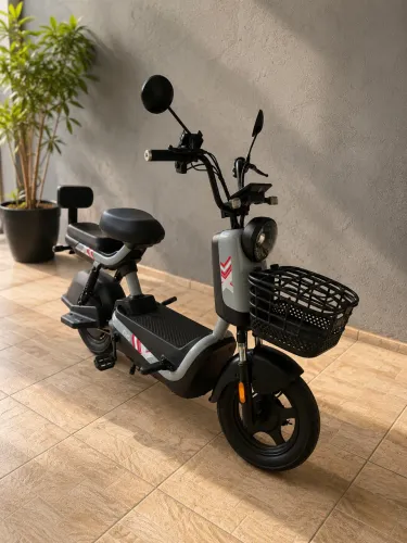 Panda J10 Elétrica 800W - 32 km - Cinza