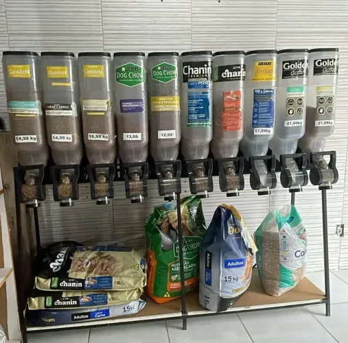 Dispenser 10 Módulos Armazenamento Ração