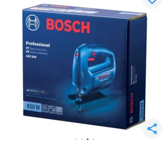 Serra Tico-Tico Bosch Professional GST 650 - 450W - 127V