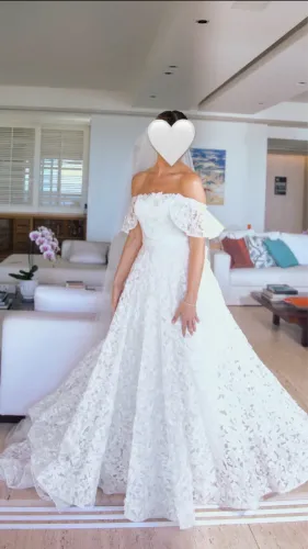 Vestido de Noiva e Véu - White Hall Ateliê (usado 1x, em perfeito estado)