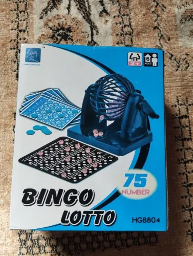 Jogo de Bingo lotto com 75 números