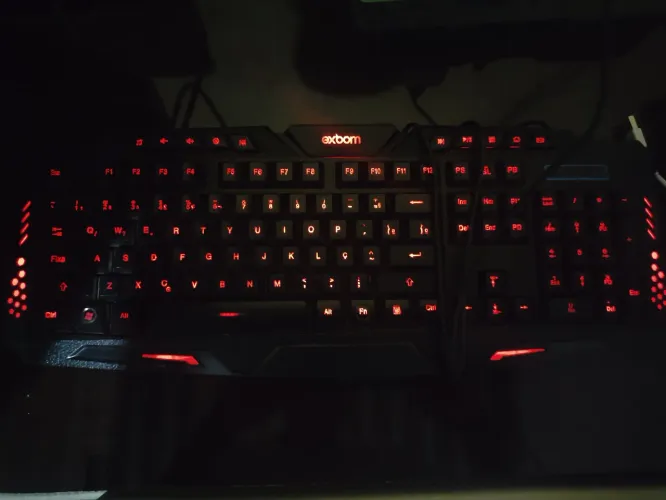 Teclado gamer mouse pad gamer