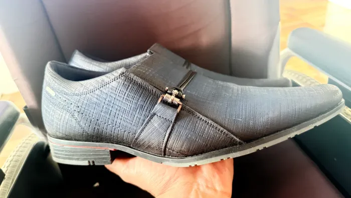 Sapato Social Pegada masculino -Azul Marinho