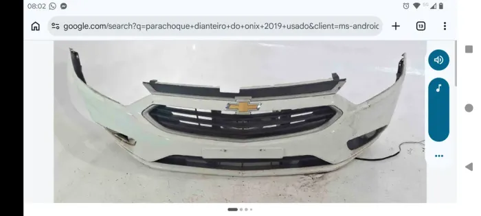 Para-choque dianteiro Onix 2017 original
