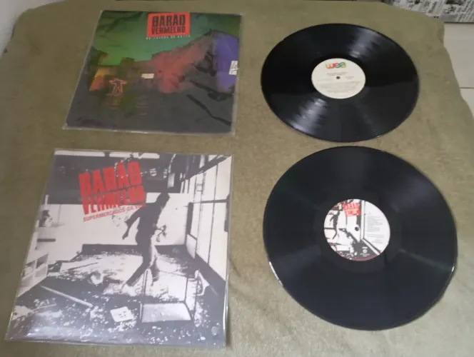 Combo 2 Discos BARÃO VERMELHO com Encarte ÓTIMO ESTADO SEM RISCOS