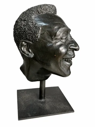 Busto do pelé - Bronze - Ique