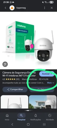 Vende-se camara com Wi-Fi