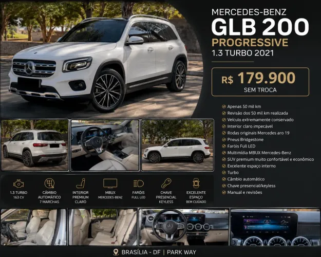Mercedes-Benz GLB 200 Advance 1.3 TB 16V AUT 2021