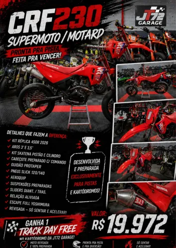 CRF230 Supermoto / Motard muito nova