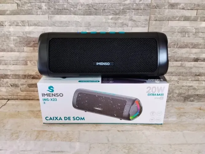 Caixa de Som Graves Forte Bluetooth Imenso X23 Original