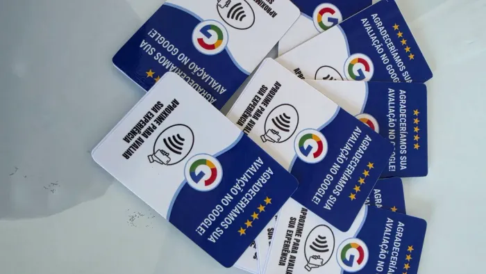 Cartão de Avaliação Google NFC - Aumente suas Notas e Clientes