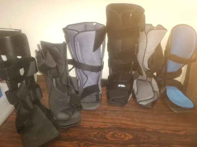 Botas ortopédicas imobilizadora