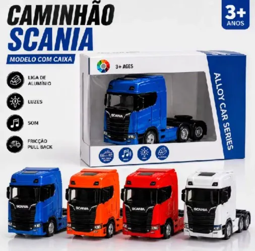 Miniatura Caminhão Scania Escala 1:32
