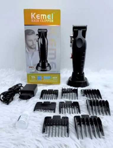 Máquina de cortar cabelo profissional Kemei 2296 7000rpm novo na caixa lacrado