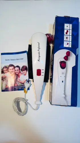 Massageador Manual Vibratorio com Infravermelho