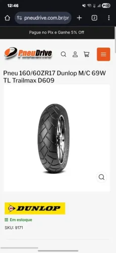 Peneu dumlop 4 meses de uso