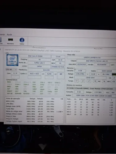Notebook Lenovo ideapd Gamer