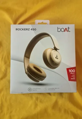 Fone de ouvido headset Bluetooth boAt Rockerz 450 - Novo